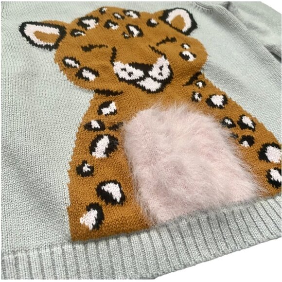 Old Navy Toddler Girl Cheetah Sweater - Picture 8 of 10